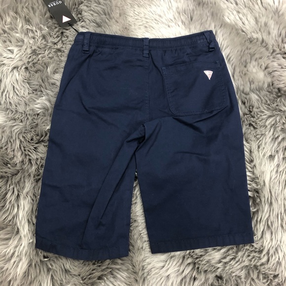 Guess Boys Navy Shorts | Size 10 | Drawstrings Waist - Picture 2 of 2